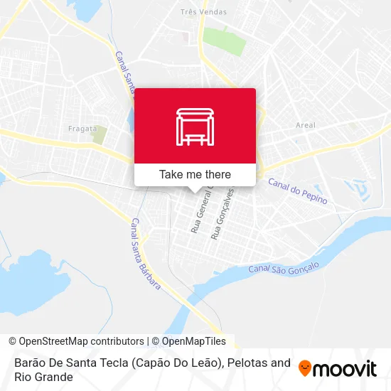 Barão De Santa Tecla (Capão Do Leão) map