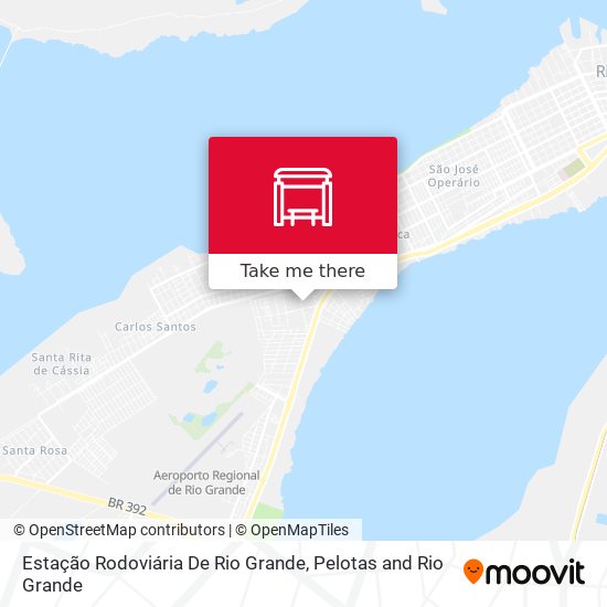 Estação Rodoviária De Rio Grande map