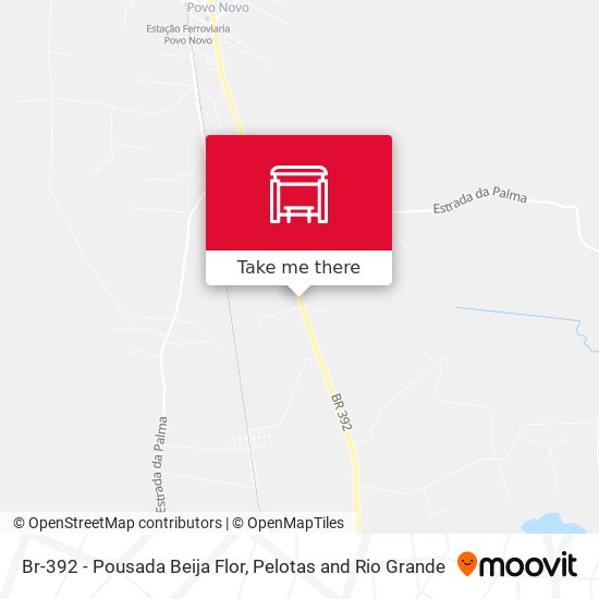 Br-392 - Pousada Beija Flor map