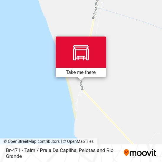 Br-471 - Taim / Praia Da Capilha map