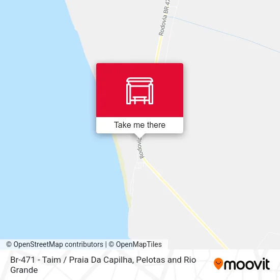 Br-471 - Taim / Praia Da Capilha map