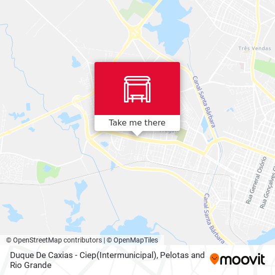 Duque De Caxias - Ciep(Intermunicipal) map