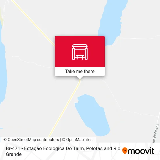 Br-471 - Estação Ecológica Do Taim map