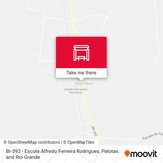 Mapa Br-392 - Escola Alfredo Ferreira Rodrigues