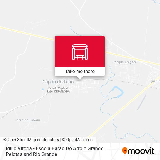 Idílio Vitória - Escola Barão Do Arroio Grande map