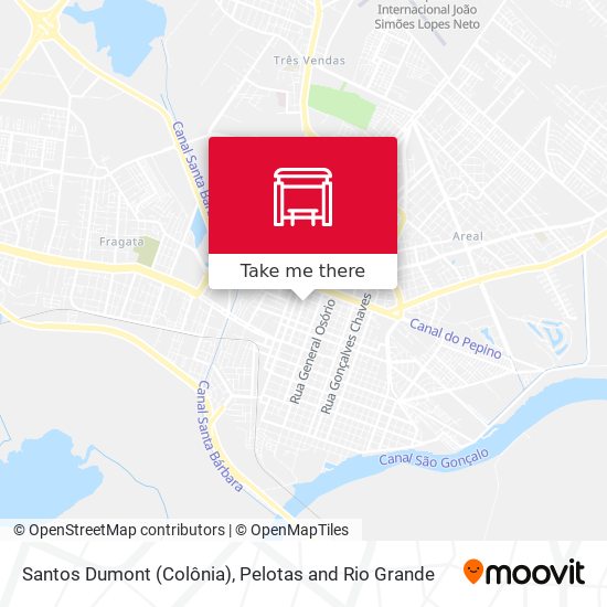 Santos Dumont (Colônia) map