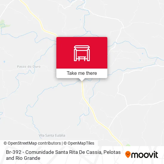 Br-392 - Comunidade Santa Rita De Cassia map
