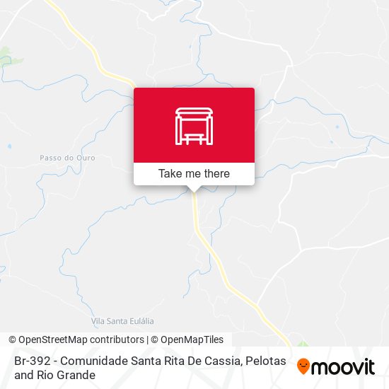 Br-392 - Comunidade Santa Rita De Cassia map