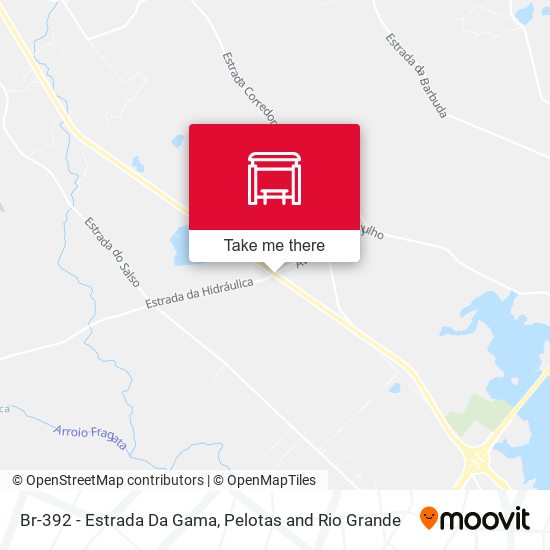 Br-392 - Estrada Da Gama map