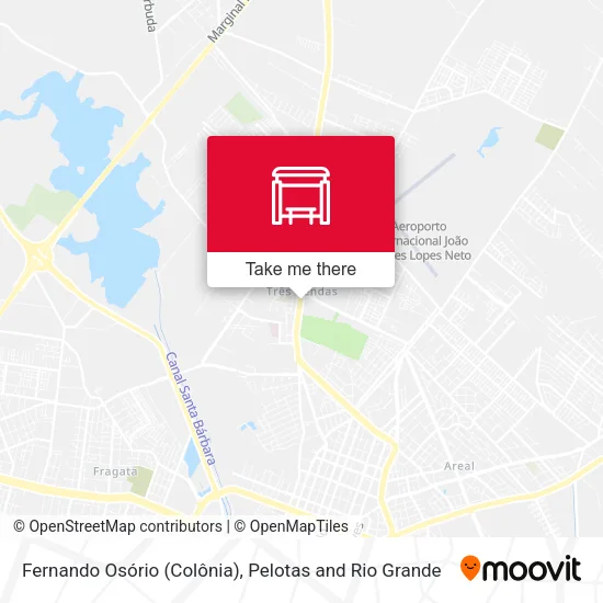 Fernando Osório (Colônia) map
