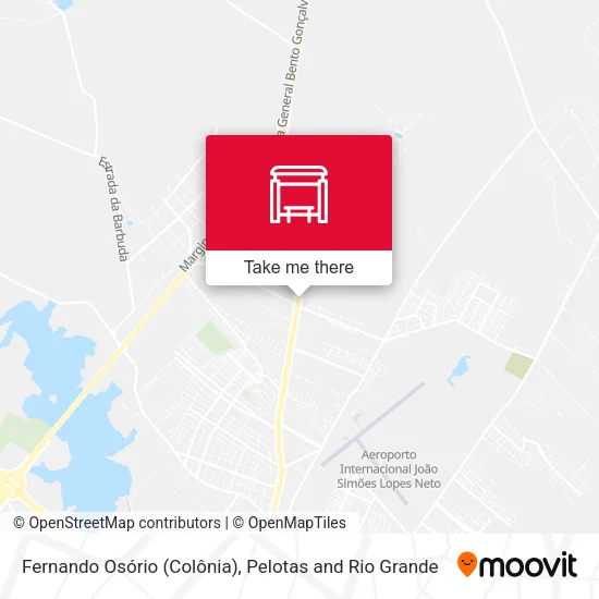 Fernando Osório (Colônia) map