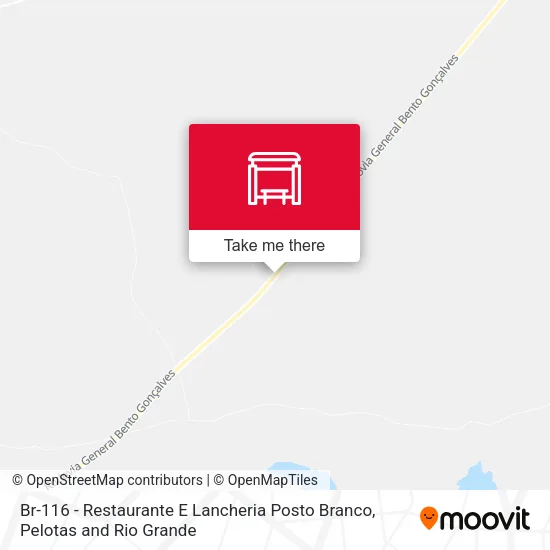 Br-116 - Restaurante E Lancheria Posto Branco map