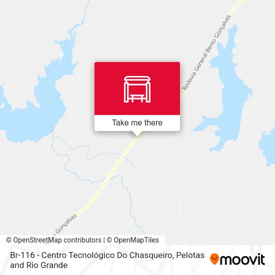 Br-116 - Centro Tecnológico Do Chasqueiro map