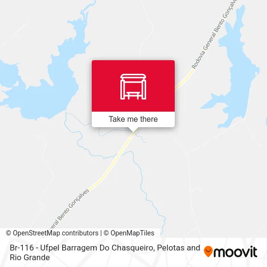 Mapa Br-116 - Ufpel Barragem Do Chasqueiro