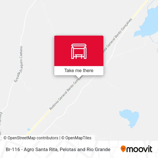 Br-116 - Agro Santa Rita map