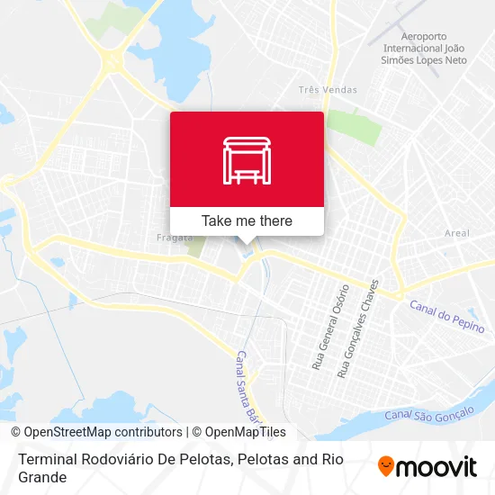 Mapa Terminal Rodoviário De Pelotas