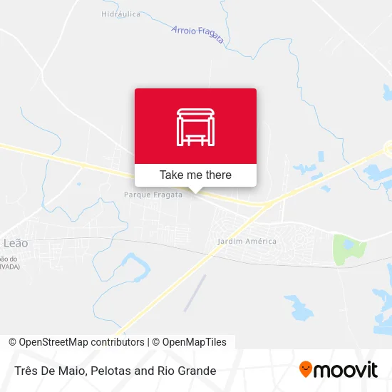 Três De Maio map