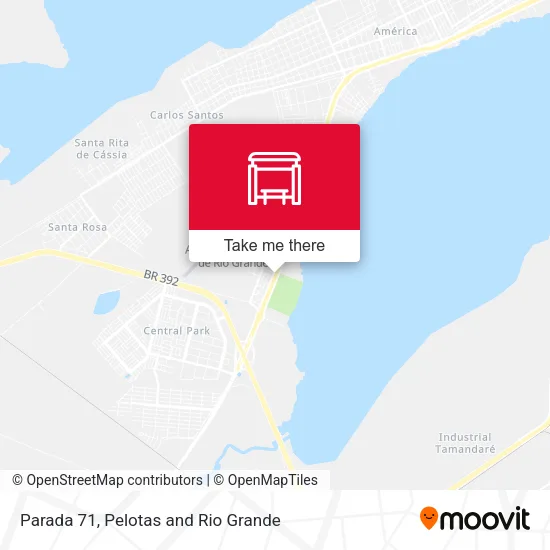 Parada 71 map