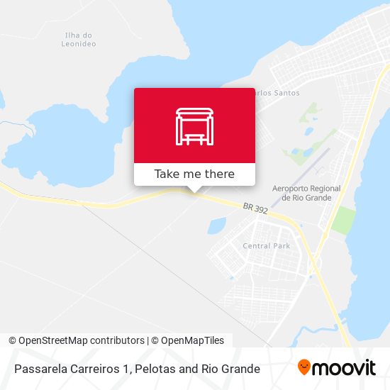 Passarela Carreiros 1 map