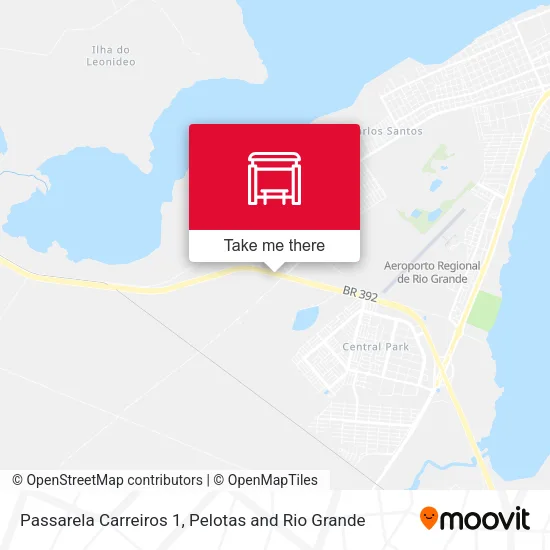 Passarela Carreiros 1 map