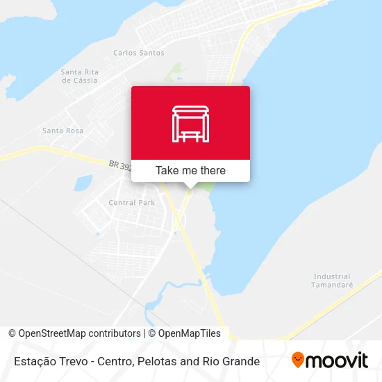 Mapa Estação Trevo - Centro