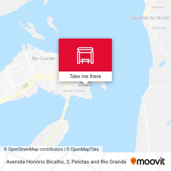 Avenida Honório Bicalho, 3 map