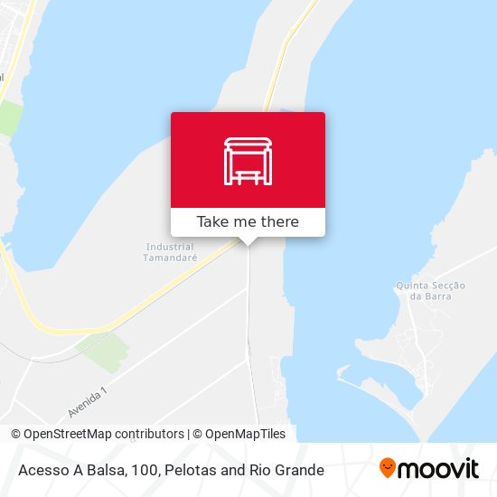 Acesso A Balsa, 100 map