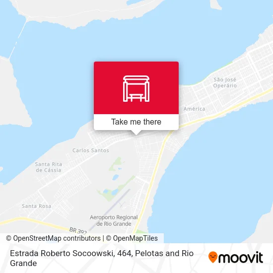 Estrada Roberto Socoowski, 464 map