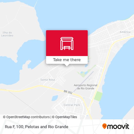 Rua F, 100 map