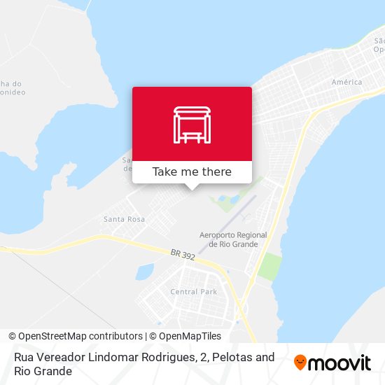 Rua Vereador Lindomar Rodrigues, 2 map