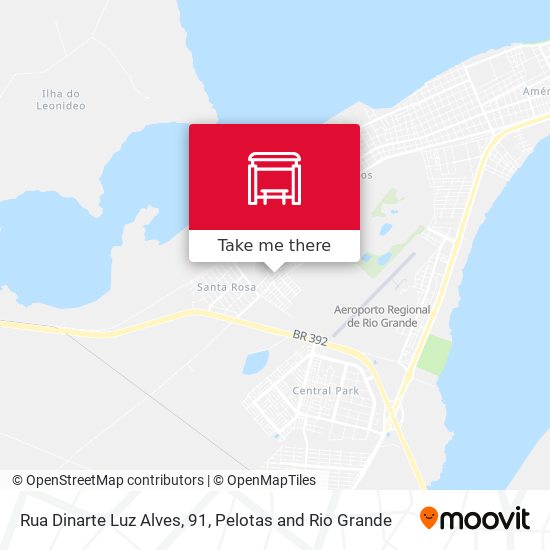 Rua Dinarte Luz Alves, 91 map