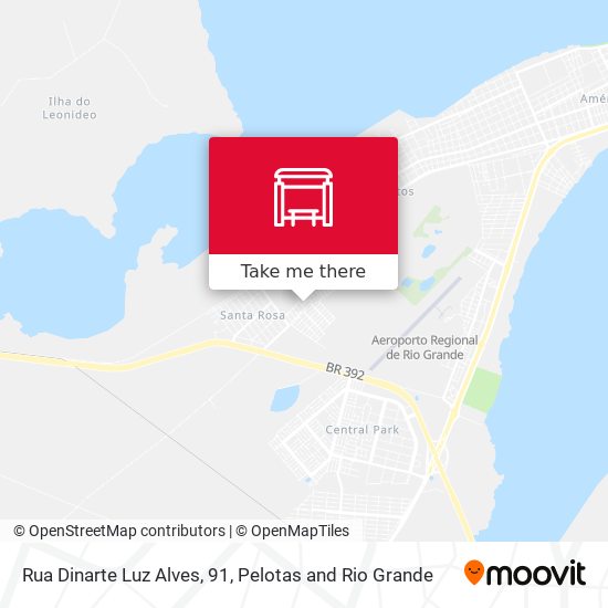 Rua Dinarte Luz Alves, 91 map