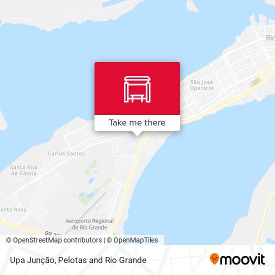 Upa Junção map