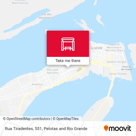 Rua Tiradentes, 551 map