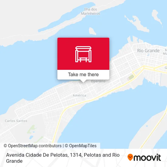 Avenida Cidade De Pelotas, 1314 map