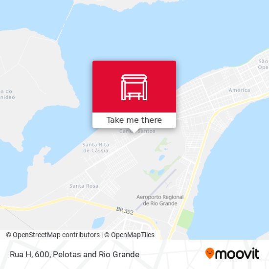 Rua H, 600 map