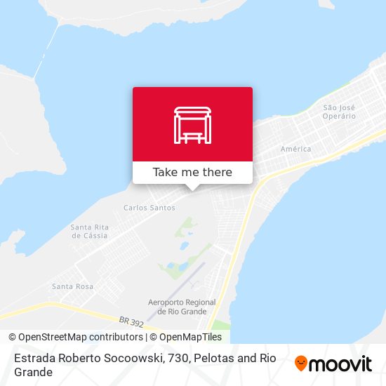 Estrada Roberto Socoowski, 730 map