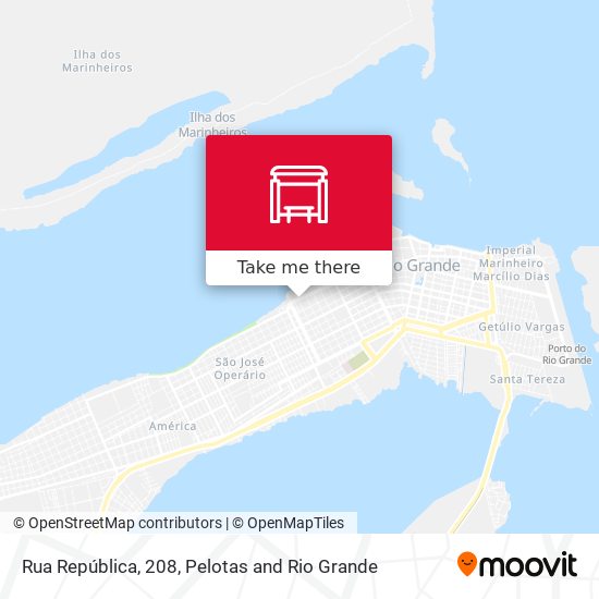 Rua República, 208 map