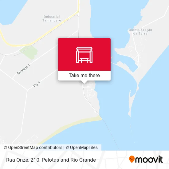 Rua Onze, 210 map