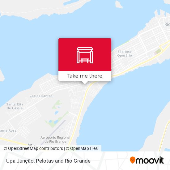 Upa Junção map