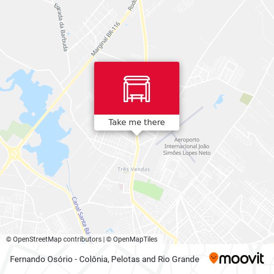 Fernando Osório - Colônia map