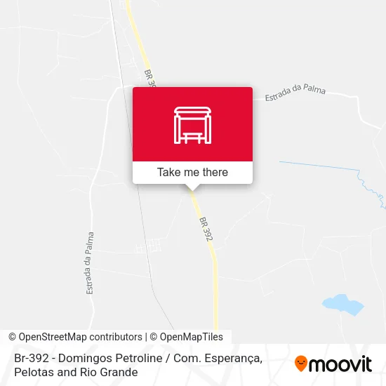 Br-392 - Domingos Petroline / Com. Esperança map