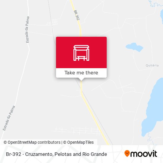 Br-392 - Cruzamento map