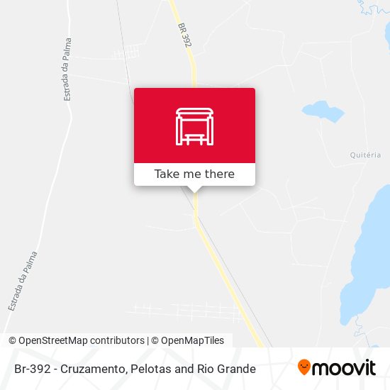 Br-392 - Cruzamento map