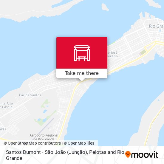 Santos Dumont - São João (Junção) map