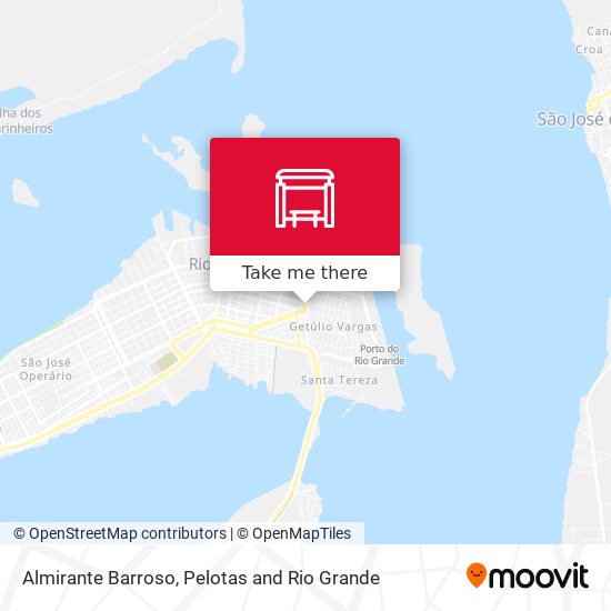 Almirante Barroso map