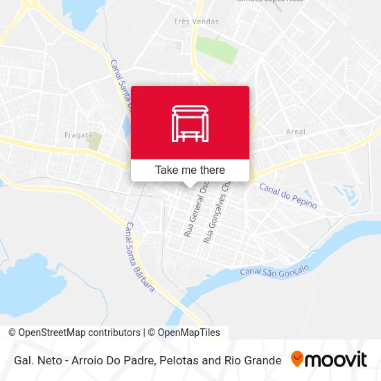Gal. Neto - Arroio Do Padre map