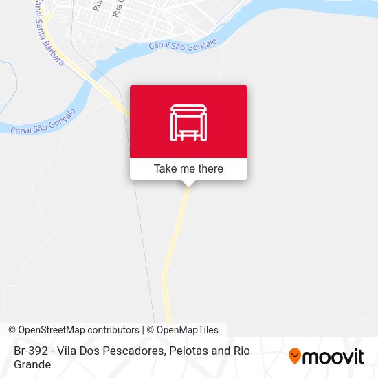 Br-392 - Vila Dos Pescadores map