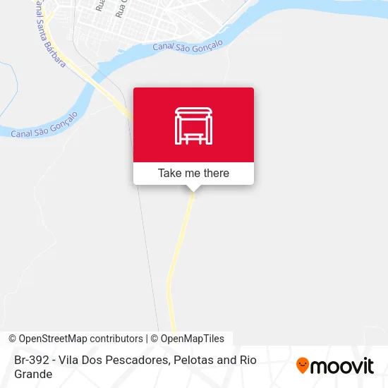 Br-392 - Vila Dos Pescadores map