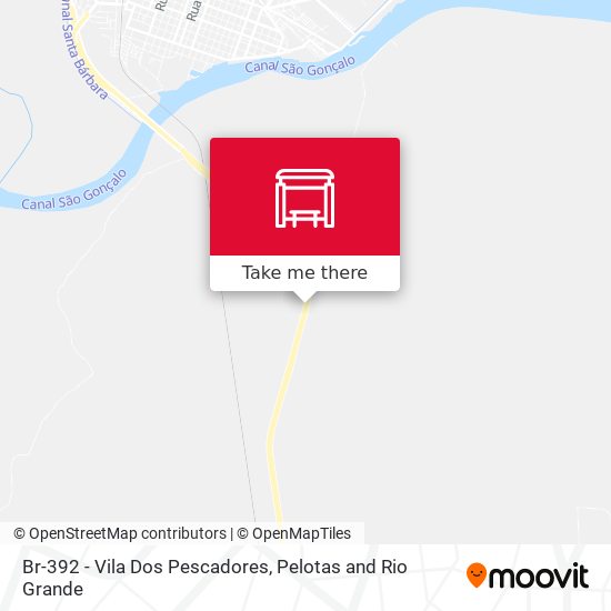 Br-392 - Vila Dos Pescadores map
